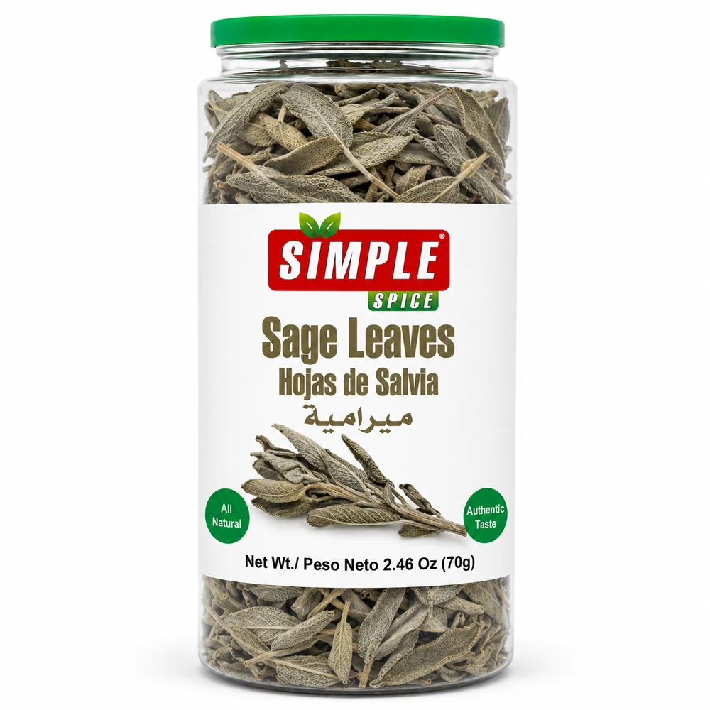 Simple Spice Sage Leaves Easy-open container